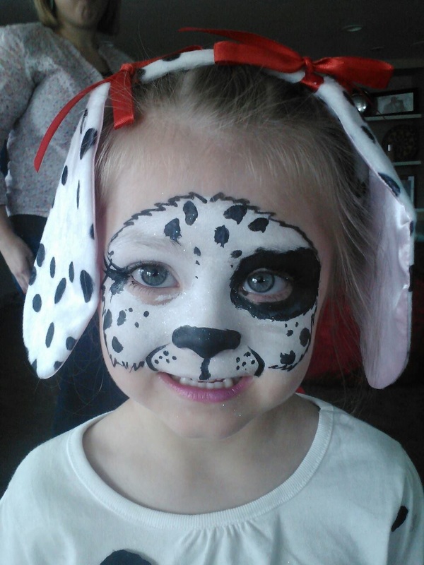 dog face paint for kids